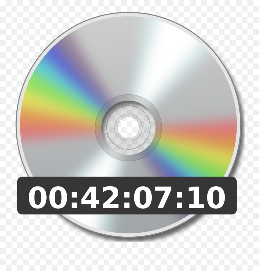 Fileoptical Disc With Timecode Iconsvg - Wikimedia Commons Auxiliary Memory Png,Blu Ray Disc Icon