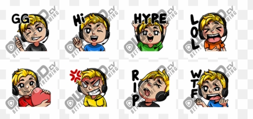 Ultimate Package Vintage - OWN3DTV Emotes Para Twitch Loiro png