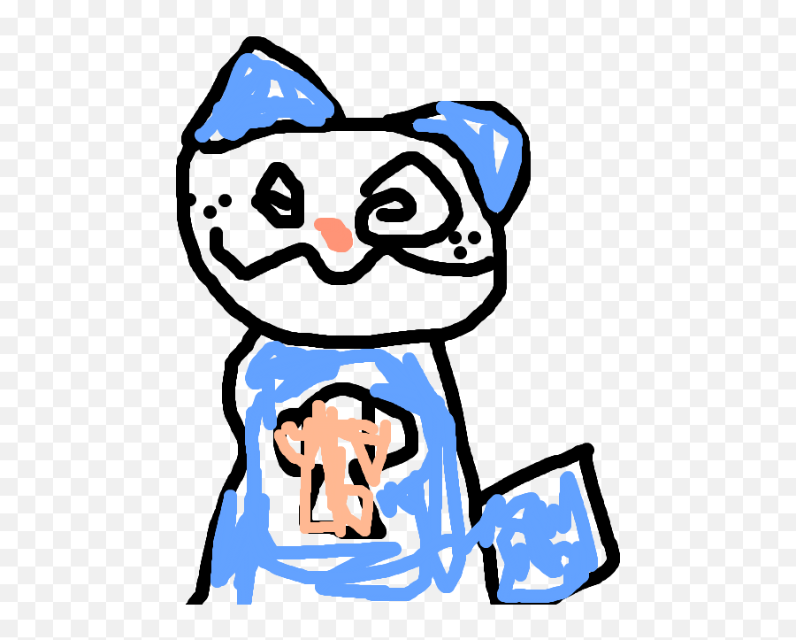 Mimikyu Tries To Draw Himeself Pokécharms - Clip Art Png,Mimikyu Png