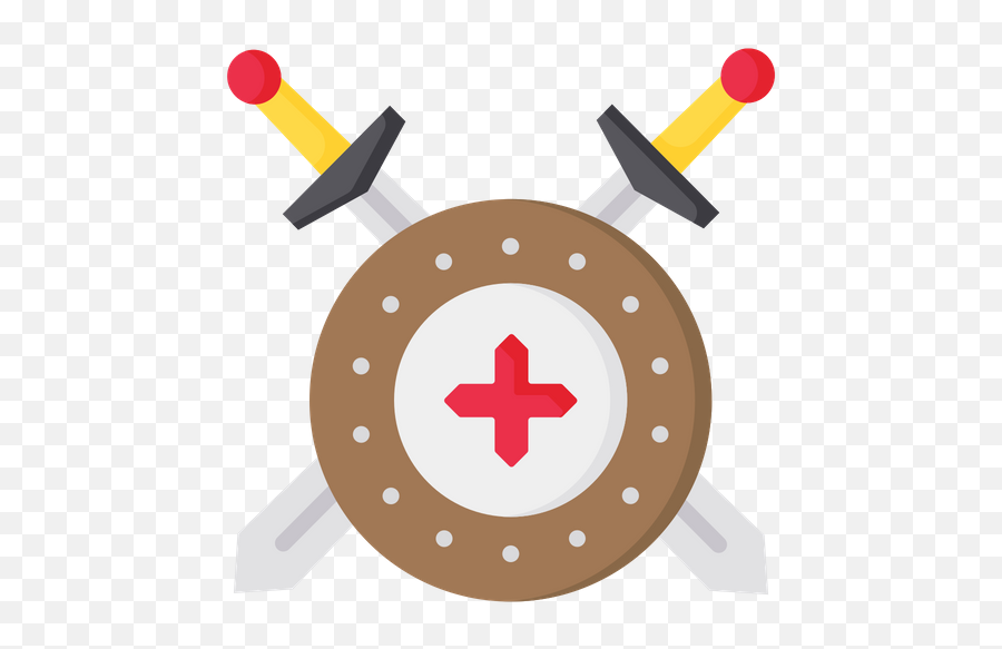 Free Shield With Sword Icon Of Flat Style - Available In Svg Coffee Station Png,Forward Facing Knight Icon