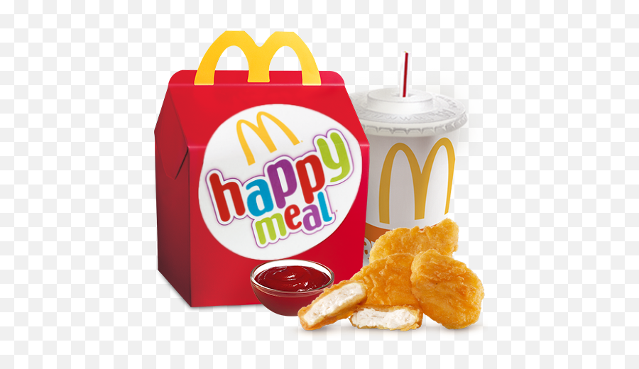 Download Happy Meal With Mcnuggets - Meal Png,Happy Meal Png
