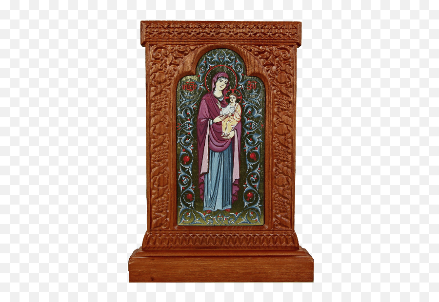 Icons And Image Buy - Antique Png,Icon Of Theotokos And Child With Angels And Saints