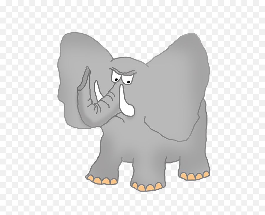 Angry Elephant Clipart - Free Angry Elephant Clipart Png,Elephant Clipart Transparent Background
