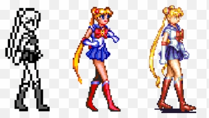 The Sailor - Moon Pixel Game png
