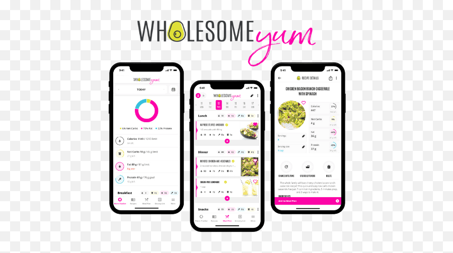 Wholesome Yum App - Custom Keto Meal Plans Recipes U0026 More Smart Device Png,Htc One House Icon