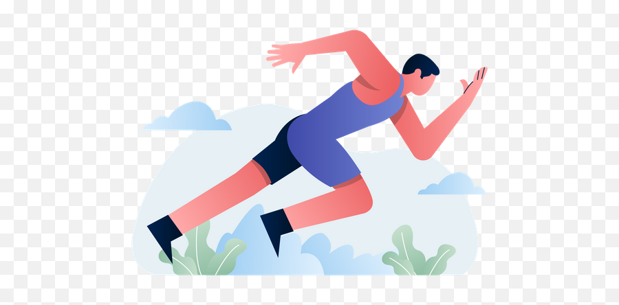 Athletic Icon - Download In Flat Style Png,Athlete Icon
