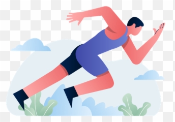 Athletic Icon - Download in Flat Style png