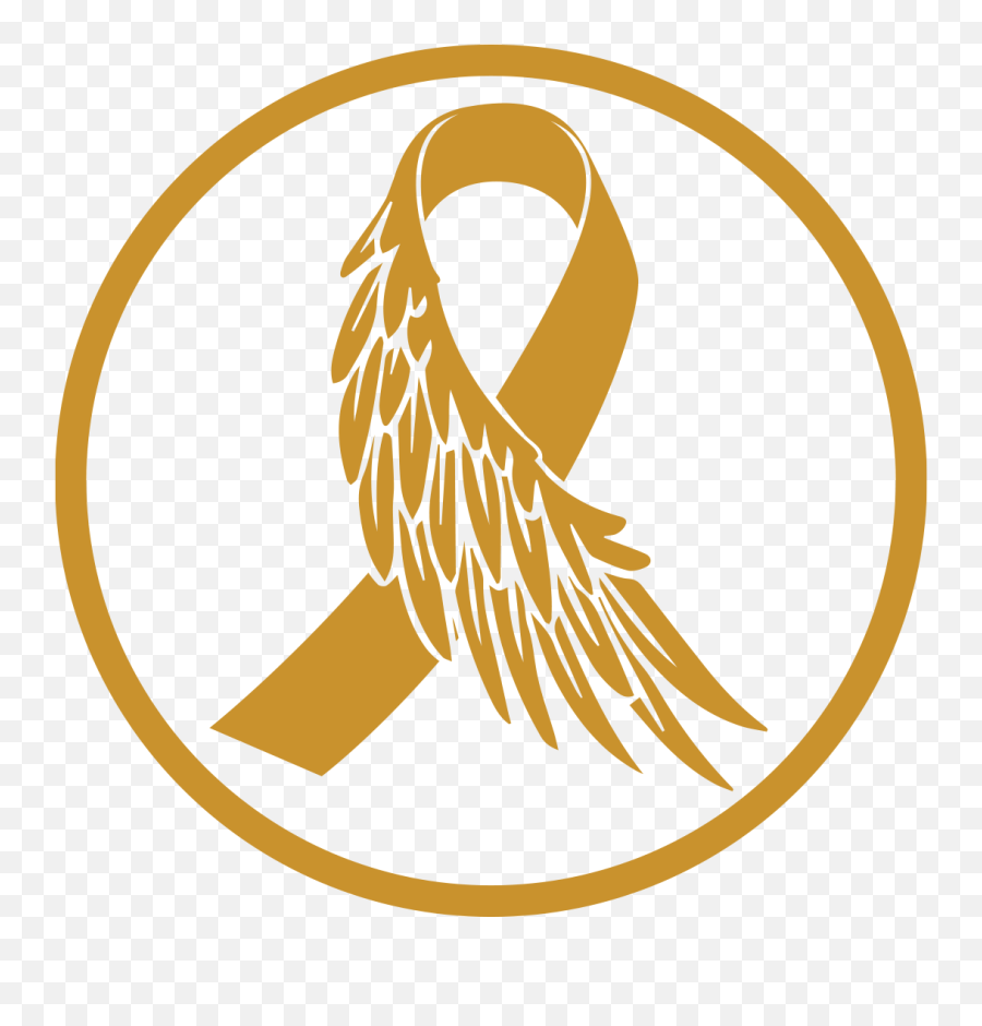 Childhood Cancer Statistics - Acco Childhood Cancer Angel Wings Png,Gold Chrome Icon