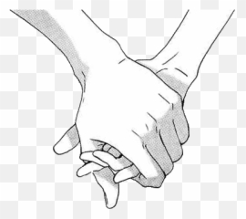Love Cute Black And White Hands Care Shadow Holding - Holding Hands White Png,Hand Holding Png