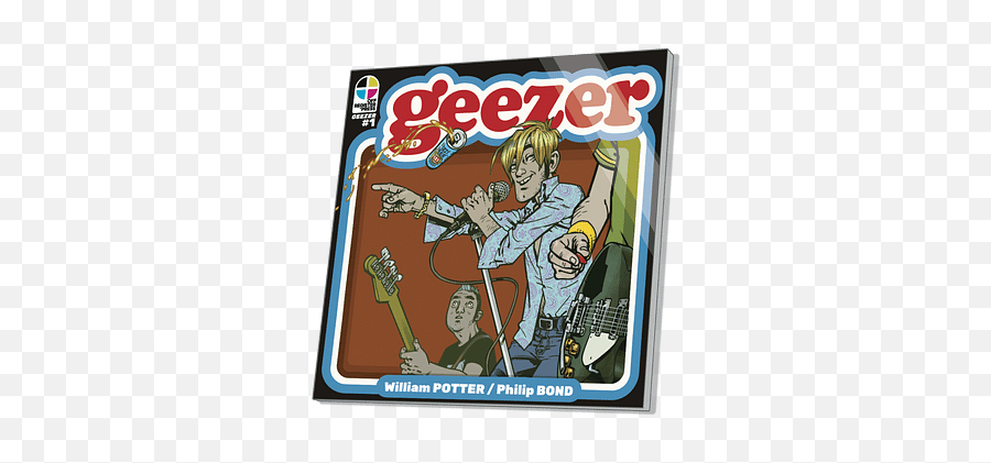 Will Potter And Philip Bond Launch Britpop Comic Geezer - Fictional Character Png,Raven Teen Titans Icon