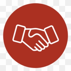 Cleveland Heating Cooling Central Air - Handshake Icon In Orange Color png