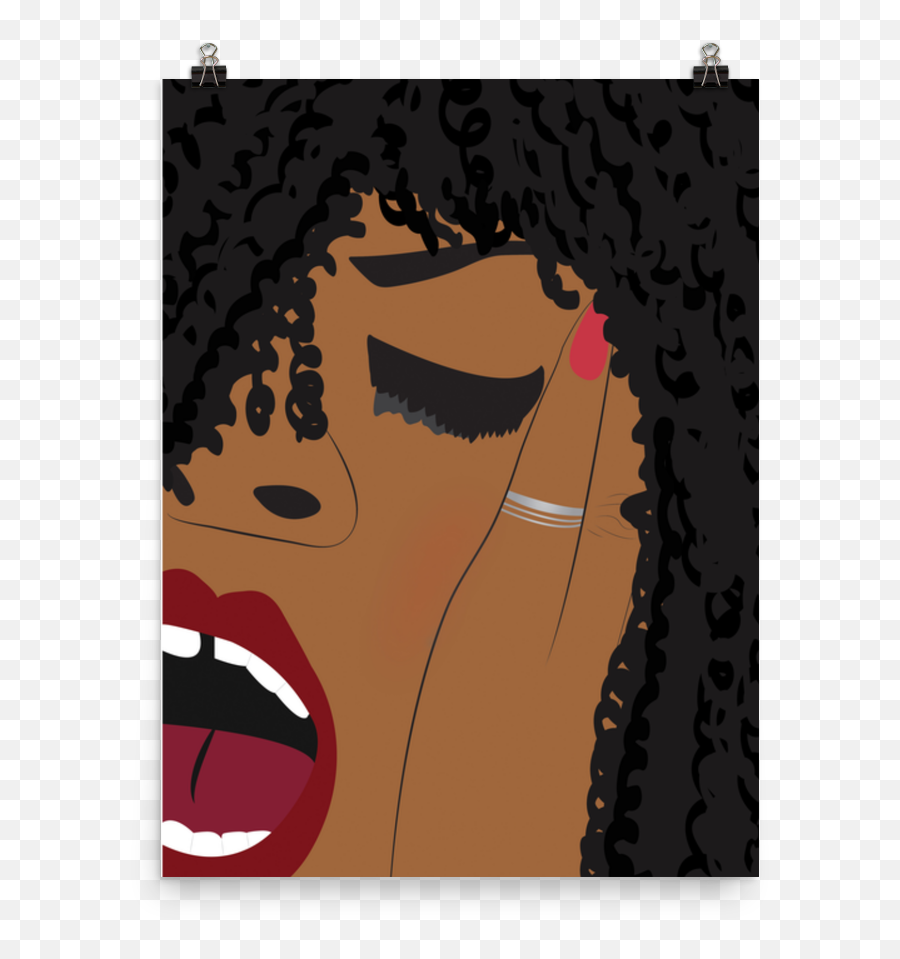 Scream Print - Illustration Png,Lip Print Png