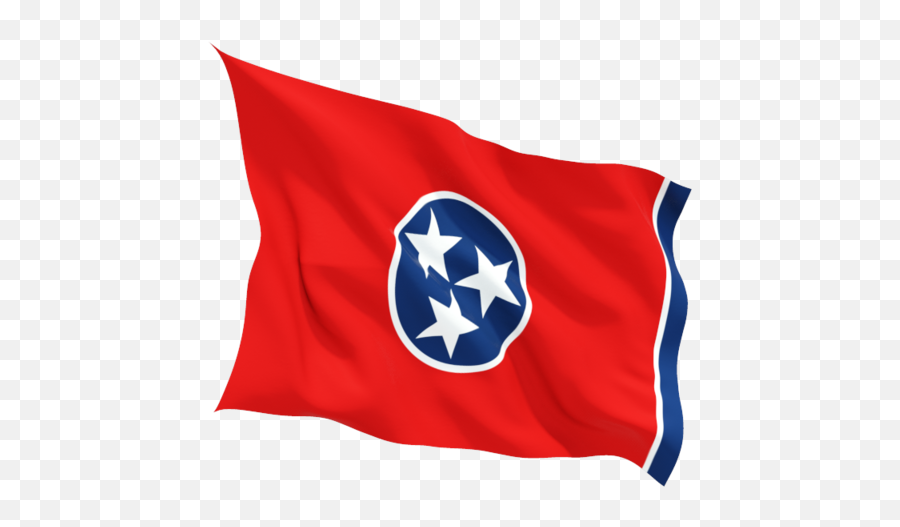 Fluttering Flag Illustration Of Ofu003cbr U003e Tennessee - Transparent Tennessee Flag Png,Tn Icon