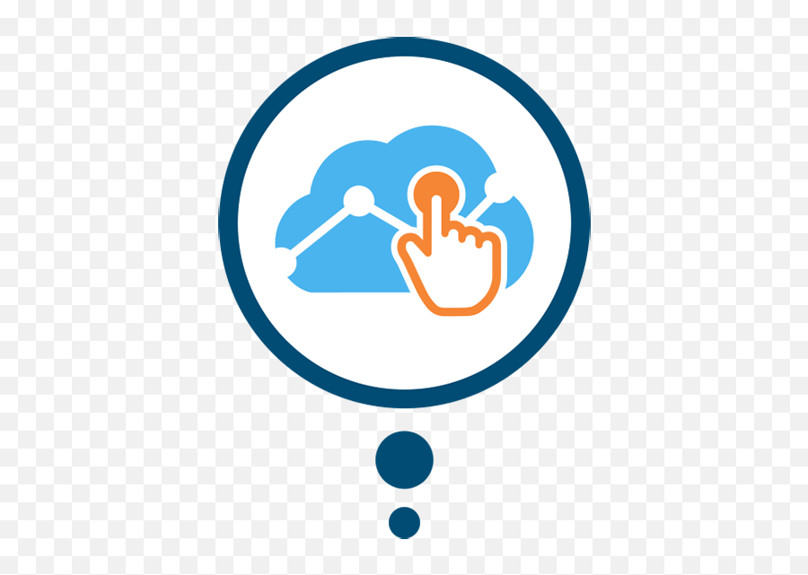 One - Click Access To Key Cloud Performance Metrics On A Circle Png,Cloud Platform Icon Png