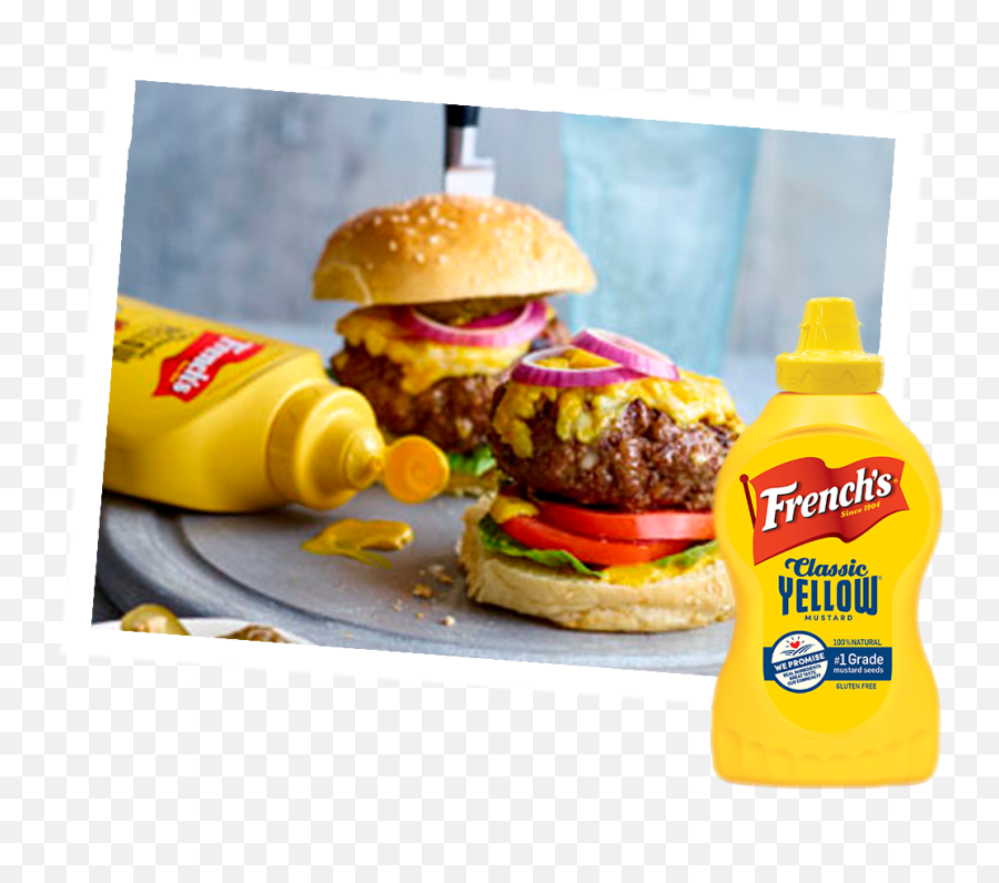Give Them Americau0027s No1 Hot Sauce U0026 Mustard - Frenchu0027s Junk Food Png,Burger Png