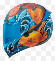 Icon Moto Hero - Koi Helmet png
