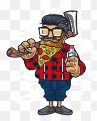 Lumberjack Pizza Man Youth T - Shirt for Sale by Long Shot png
