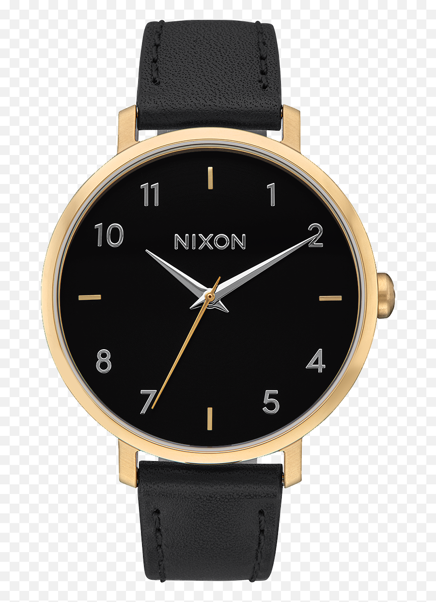 Gold Arrow Png - Arrow Leather Gold Black Branded Reloj Caravelle By Bulova De Hombre,Gold Arrow Png