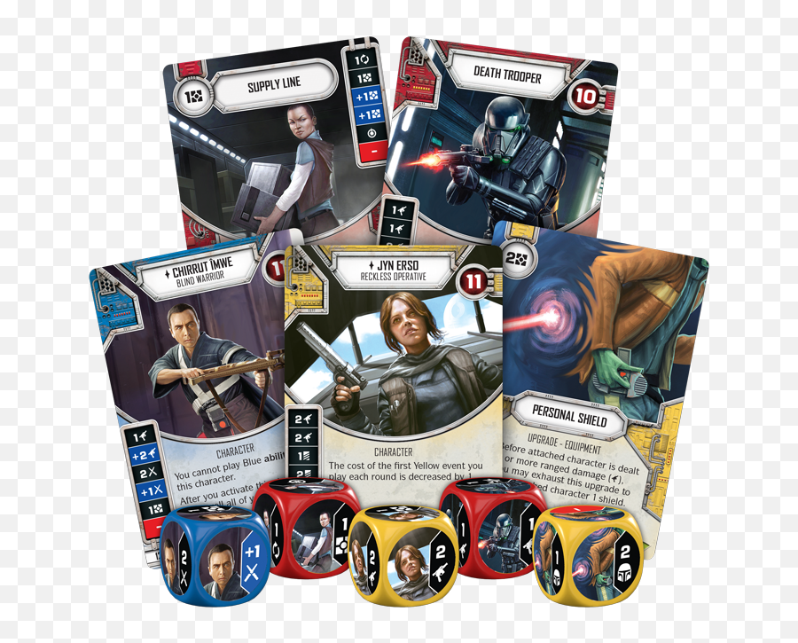 The Next Star Wars Destiny Expansion Adds Rogue One Heroes - Star Wars Destiny Spirit Of Rebellion Png,Emperor Palpatine Png