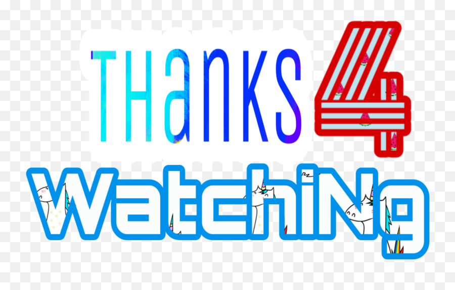 4 Thanks Watching Youtube Viewers - Majorelle Blue Png,Thanks For Watching Png