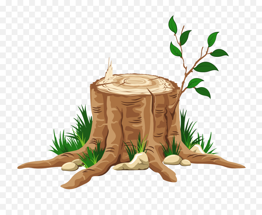 Transparent Tree Stump Png Clipart - Transparent Background Tree Stump Clipart,Old Tree Png