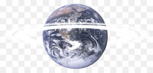 Planet Earth Nasa Transparent Png - With Rings