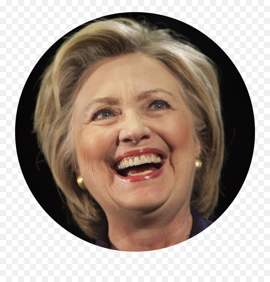 Hillary Clinton Evil Smile Png Image Transparent Background