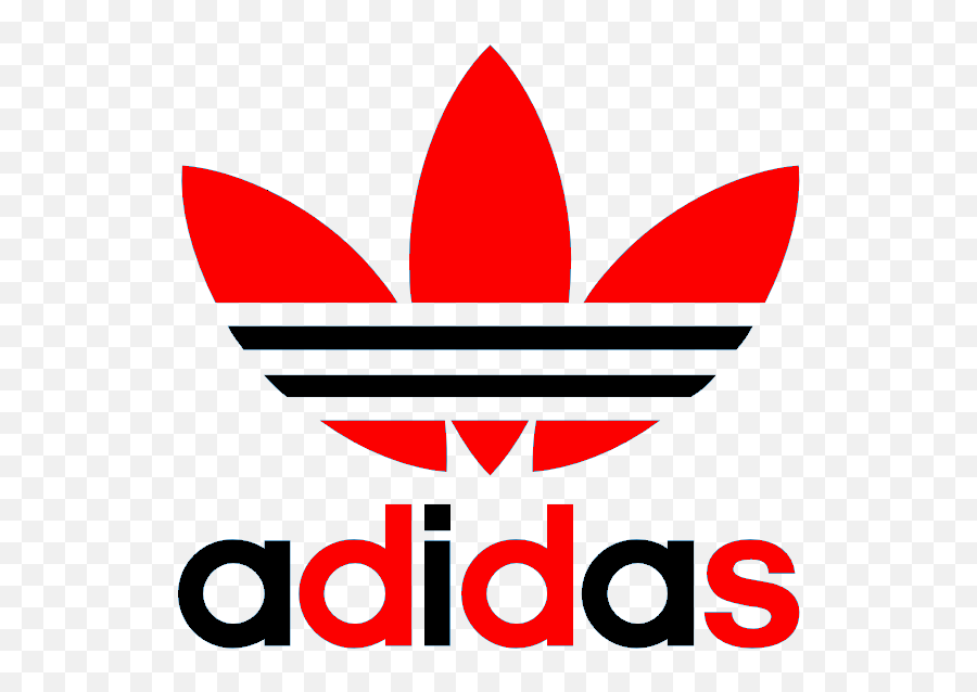 Red Adidas Logo Png - Adidas Logo Red And Black,Adidas Logo Font