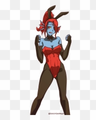 Undyne Bunny Suit Know Your Meme - Chara Undertale Png,Undyne Png