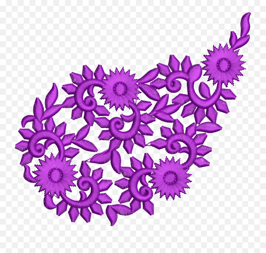 Abstract Machine Embroidery Design - Embroideryshristi Png Clipart Png Embroidery Designs,Abstract Design Png