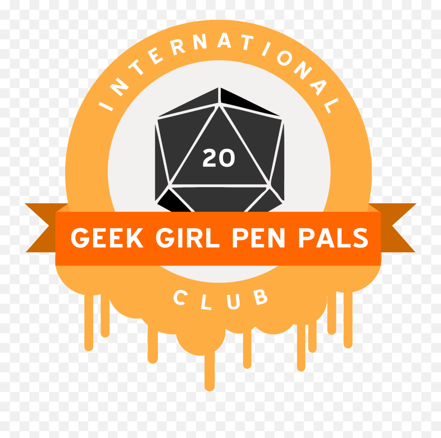 Orange - Driplogo011 Geek Girl Pen Pals Graphic Design Png,Geek Logo