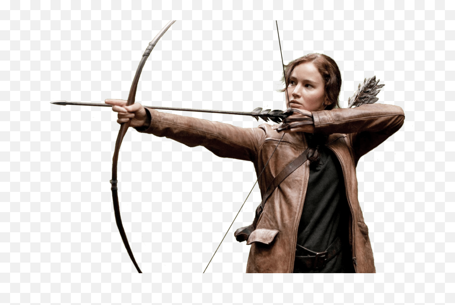 Hunger Games Katniss Bow And Arrow - Katniss With Bow And Katniss Everdeen Shooting Bow And Arrow Png,Hunger Games Png