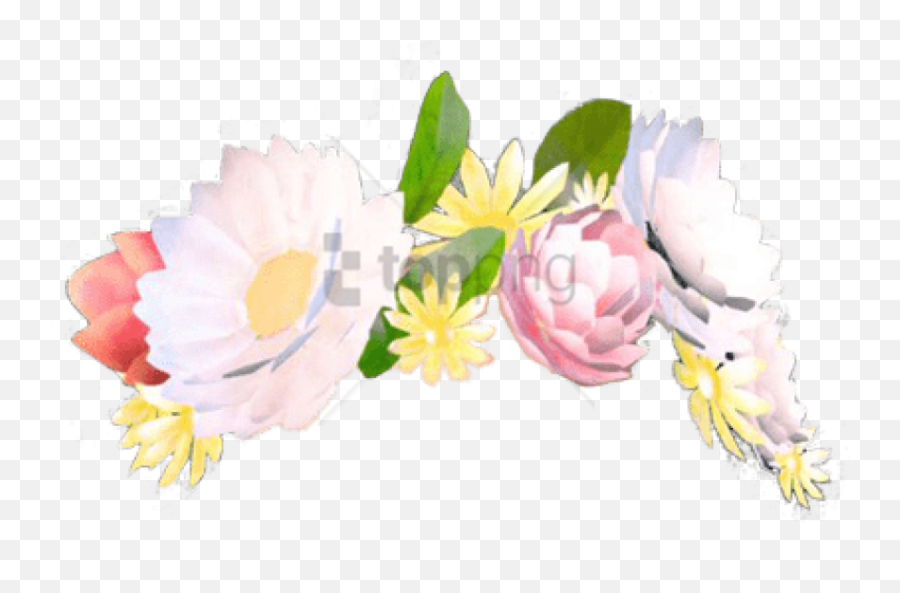 Download Free Png Emoji De Los Monitos Image With - Corona De Flores Filtro De Snapchat,Flower Emoji Png