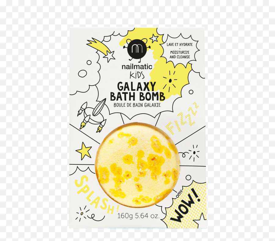 Crackling Bath Bomb - Yellow Pop Nailmatic Bath Bomb Pulsar Png,Bath Png