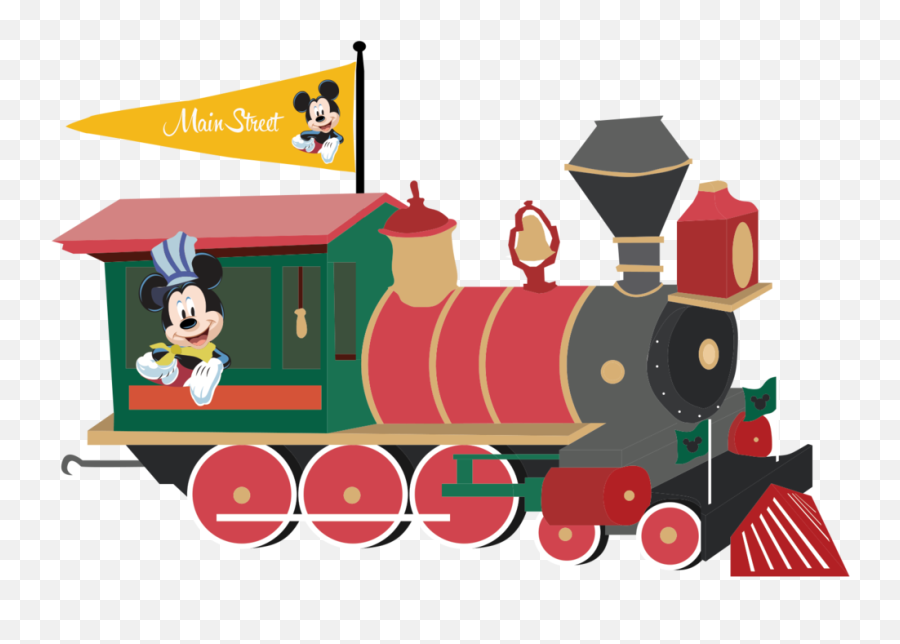 Download Hd Mainstreet - Toys Train Png Clipart Transparent Disney Train Clipart,Toys Clipart Png