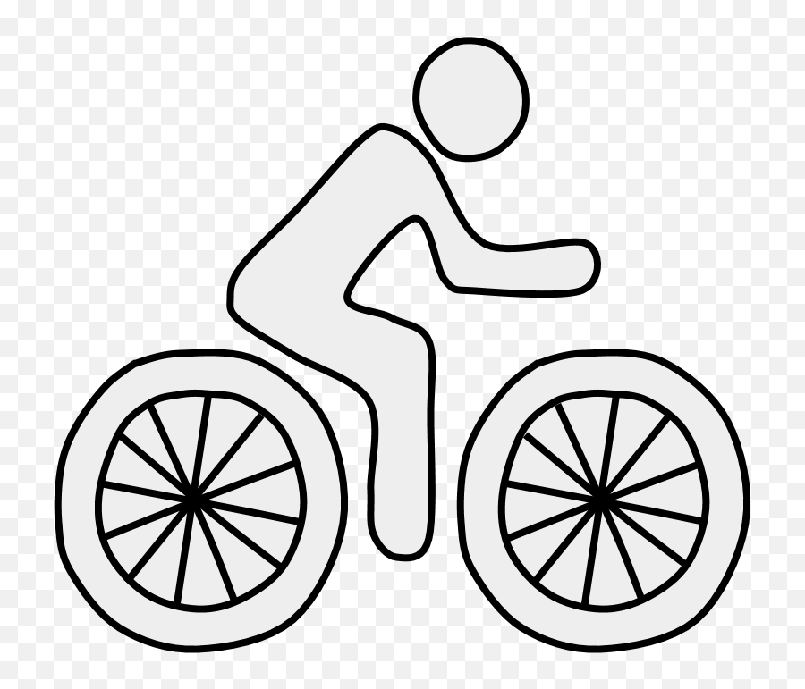 Bicyclists - Simples Desenho De Bicicleta Png,Bicyclist Png