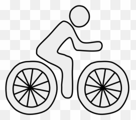 Bicyclists - Simples Desenho De Bicicleta Png,Bicyclist Png
