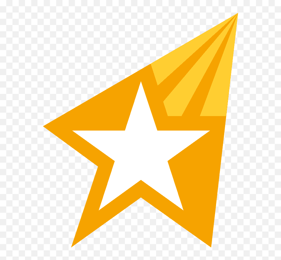 Shooting Star Emoji Clipart - Vectores De Media Luna Png,Shooting Star Transparent