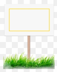 Download Transparent Blank Billboard Clipart - Stick Hierochloe png