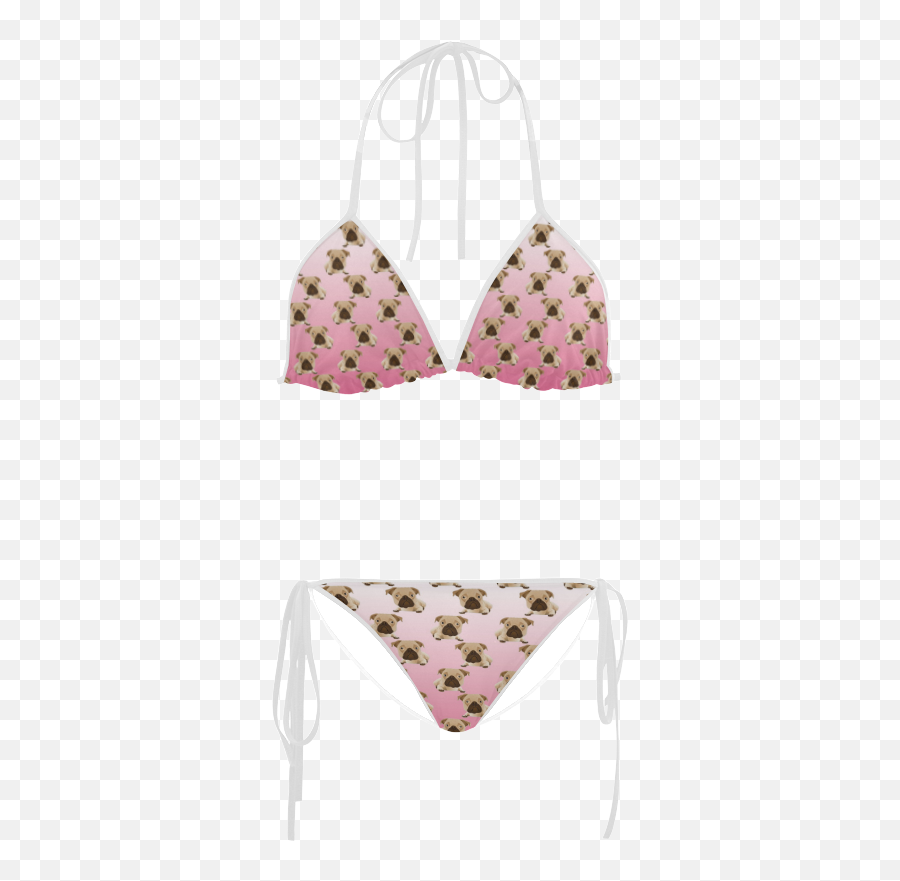 Cute Pugs - Cute Bikini Transparent Background Png,Swimsuit Png