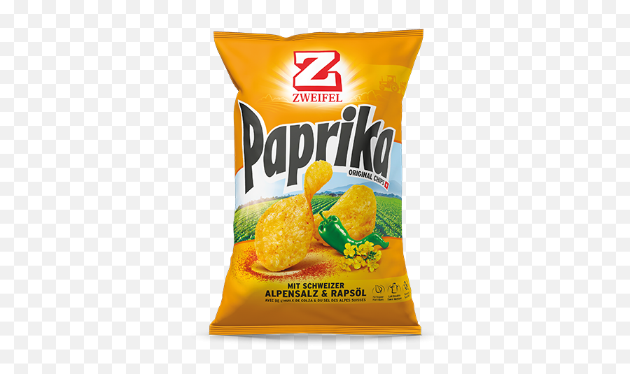 Zweifel - Original Chips Paprika 90 G Paprika Zweifel Chips Png,Twinkie Png