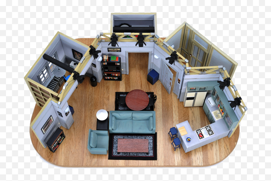 Replica Of Jerry Seinfelds Apartment - Floor Plan Jerry Seinfeld Apartment Png,Jerry Seinfeld Png