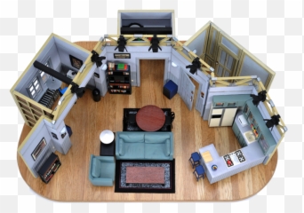 Replica Of Jerry Seinfelds Apartment - Floor Plan Jerry Seinfeld Apartment Png,Jerry Seinfeld Png