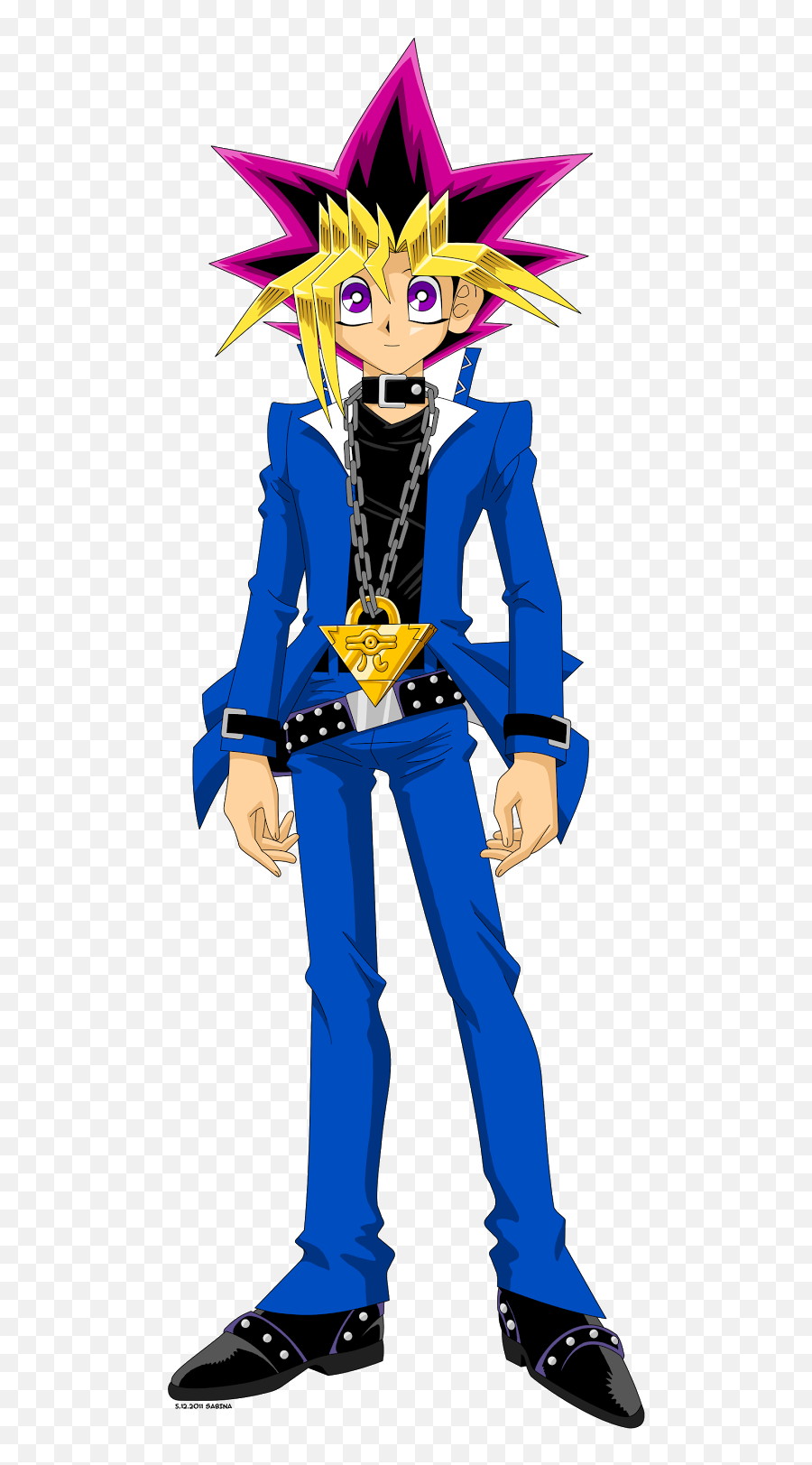 Yu - Yu Gi Oh Full Body Png,Yami Yugi Png