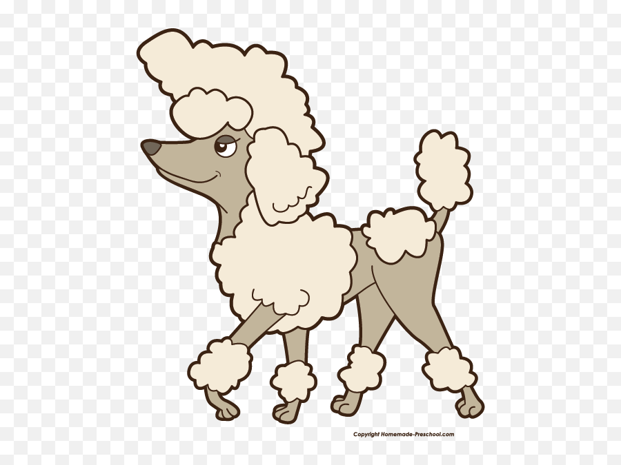 Free Dog Clipart - Poodle Clip Art Png,Dog Clipart Png