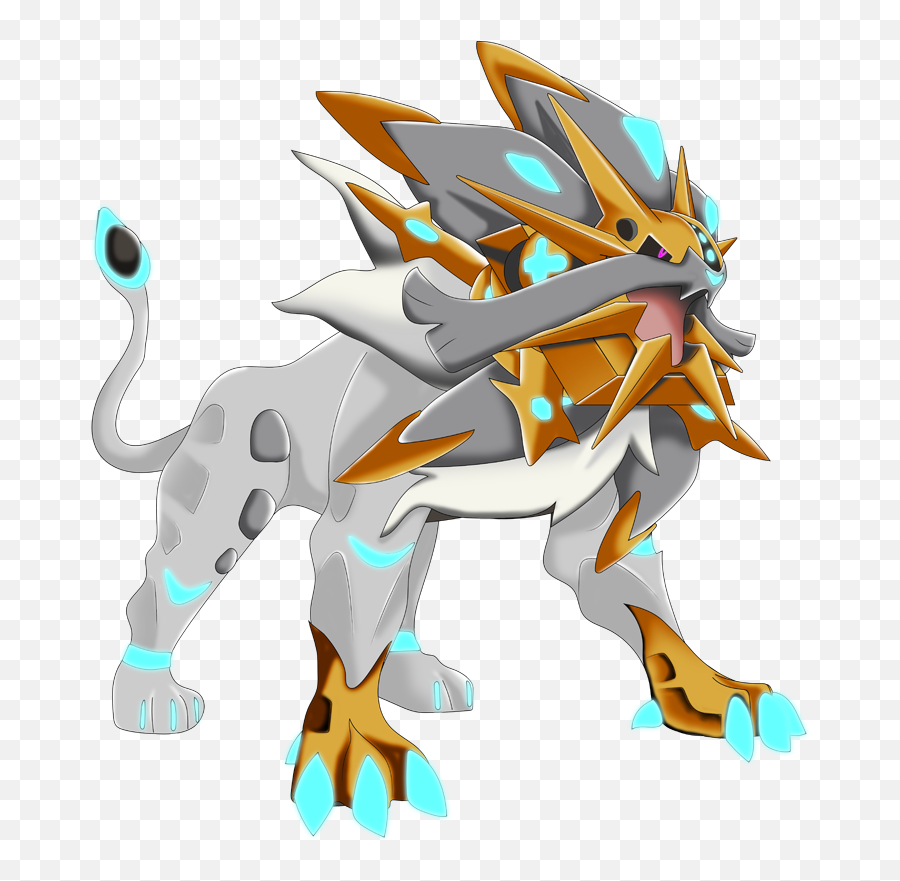 Pokemon - Solgaleo Shiny Png,Solgaleo Png