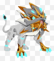 Pokemon - Solgaleo Shiny Png,Solgaleo Png