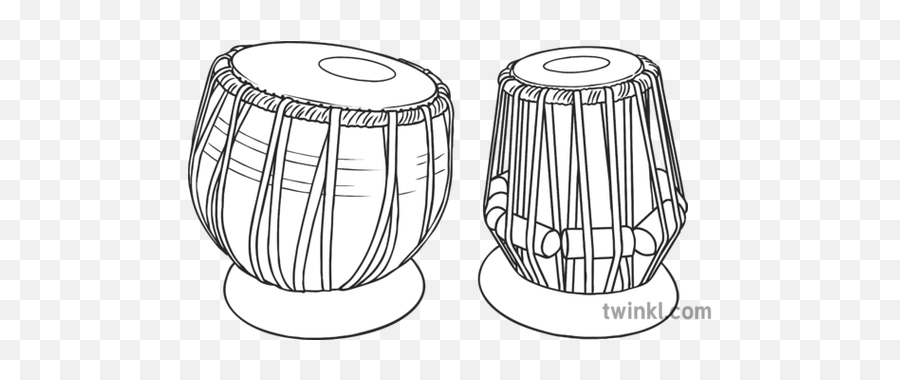 Tabla African Music Drum Instrument Ks1 - Empty Png,Tabla Png