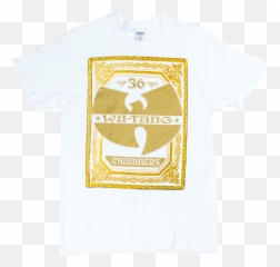 Download Hd Gold Chambers T Shirt - Wutang Clan Transparent Clan Png,Wu Tang Logo Png