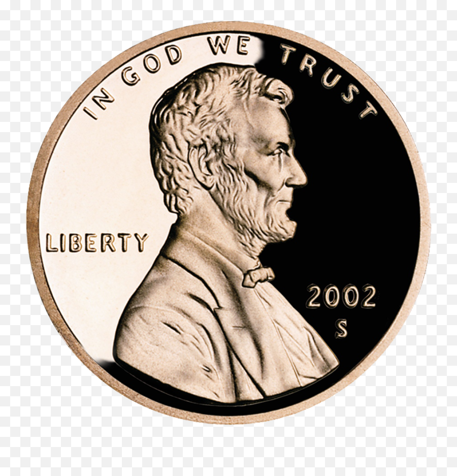 United States Penny Obverse 2002 - Tire Tread Penny Test Png,Penny Png